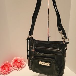 Sophia Caperelli Black Leather Purse